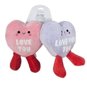NEW Hallmark Conversation Heart Magnetic Plush Romantic Cute Valentines Love
